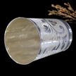 Silver Phool Nakshi Glass – Floral Engraved Design