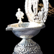 Antique Silver Deepam – Lord Venkateswara Design