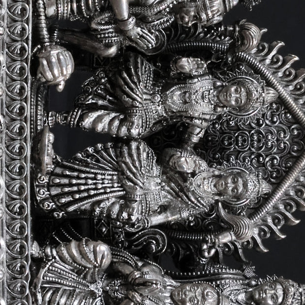 925 Sterling Silver Ram Darbar Idol