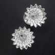 Silver Flower Diya Stand
