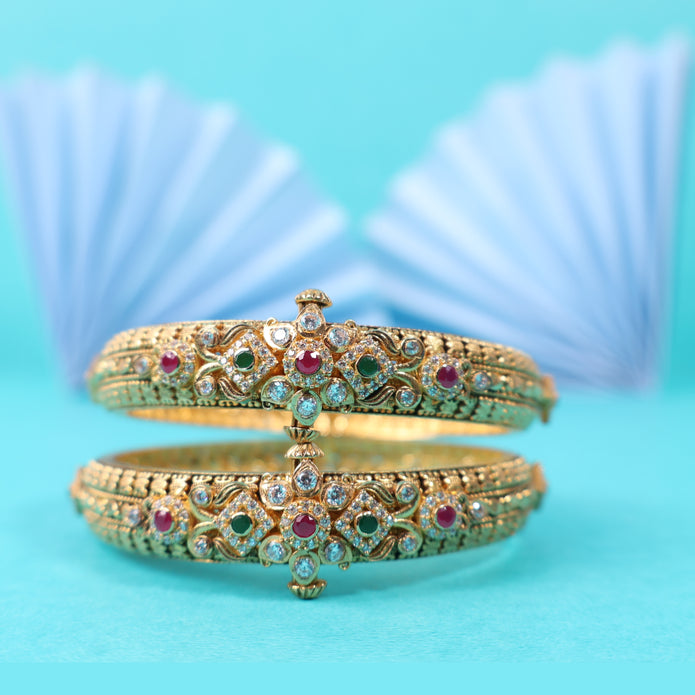 NAKSHI STONE KADA BANGLE