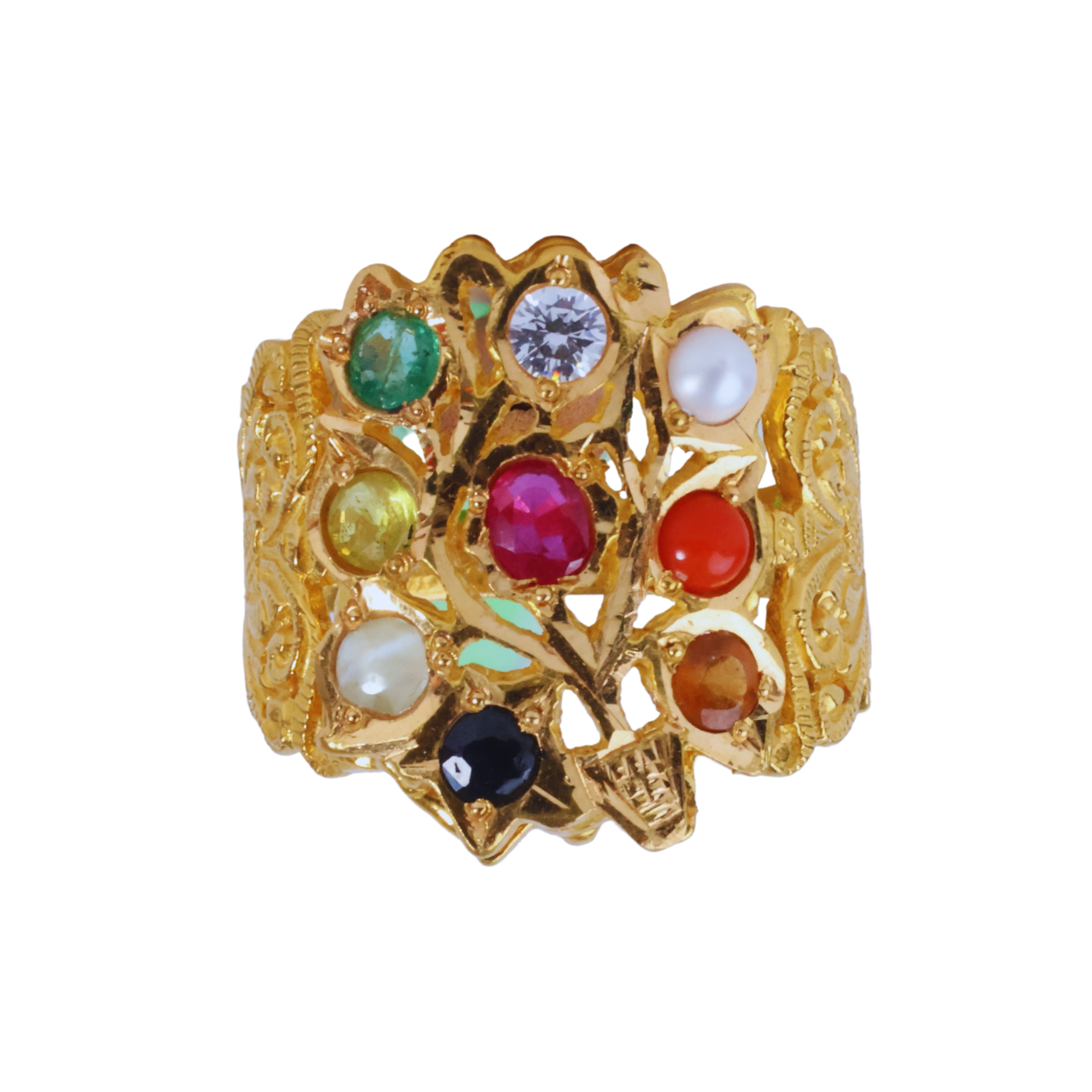 GENTS NAVRATHAN RING