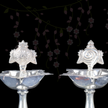 Silver Deepam Set – Traditional Silver Oil Lamps for Pooja