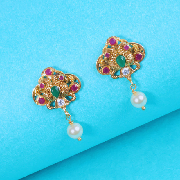 STONE EARRING