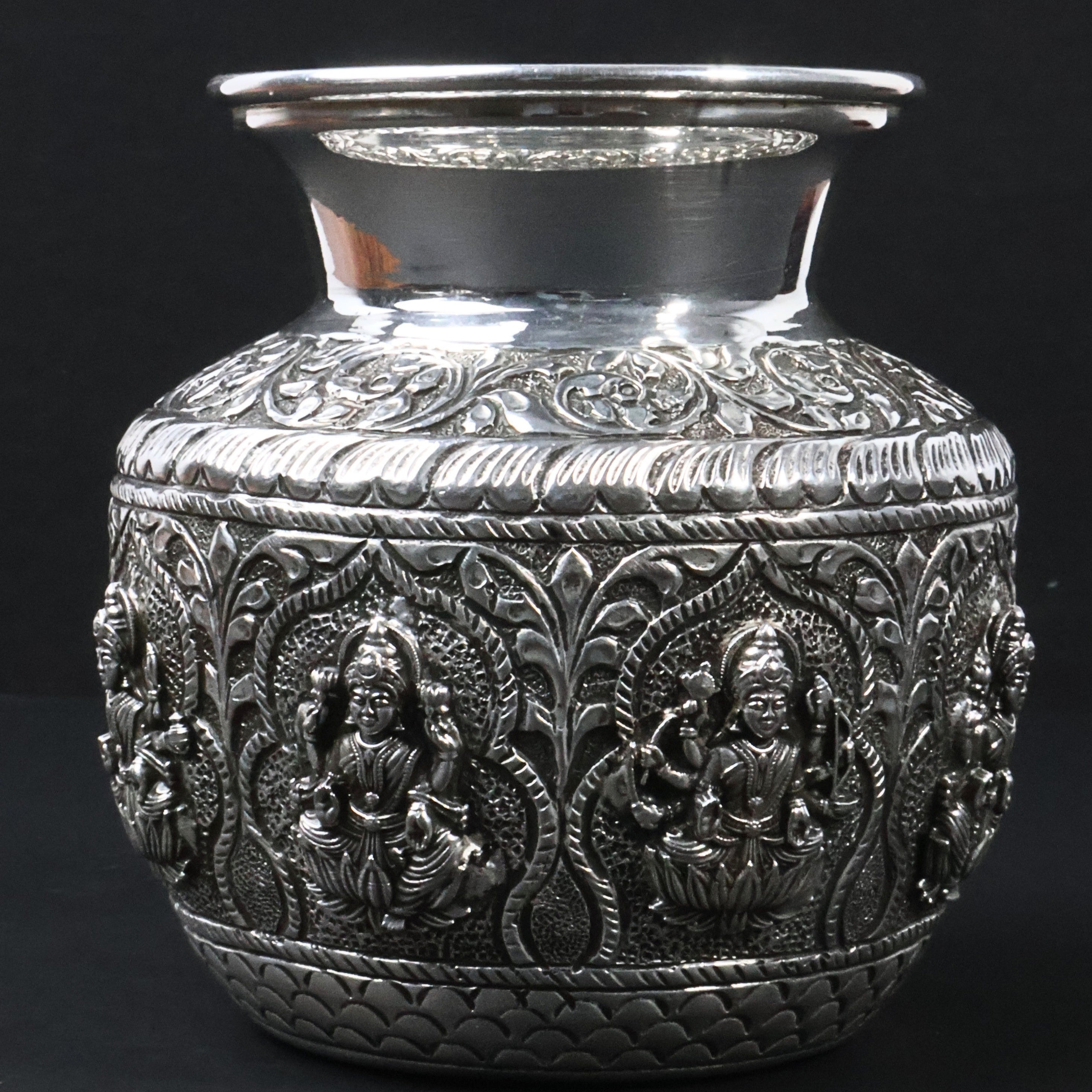 Silver Lakshmi Kalash