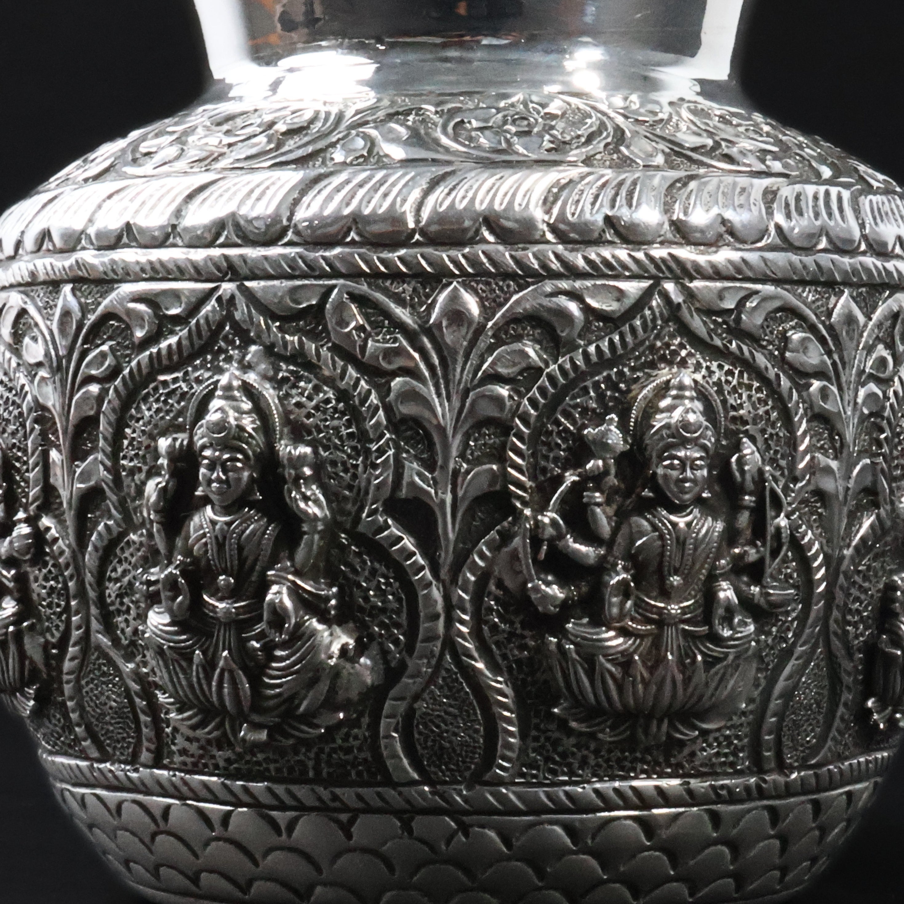Silver Lakshmi Kalash