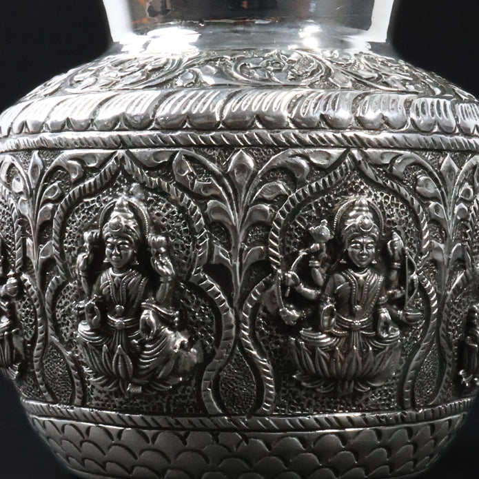 Silver Lakshmi Kalash