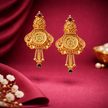 STONE FANCY EARRING