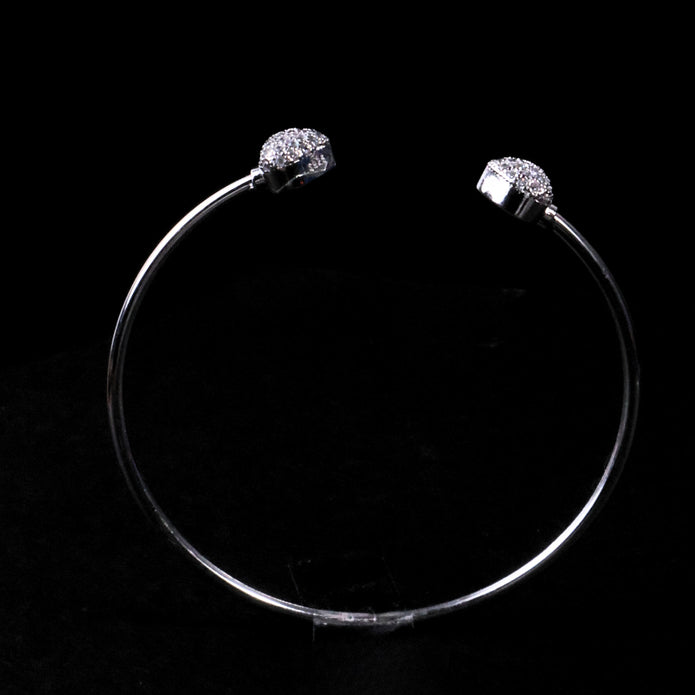 Silver Open Cuff Bracelet