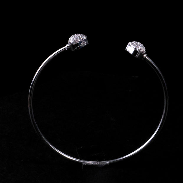 Silver Open Cuff Bracelet