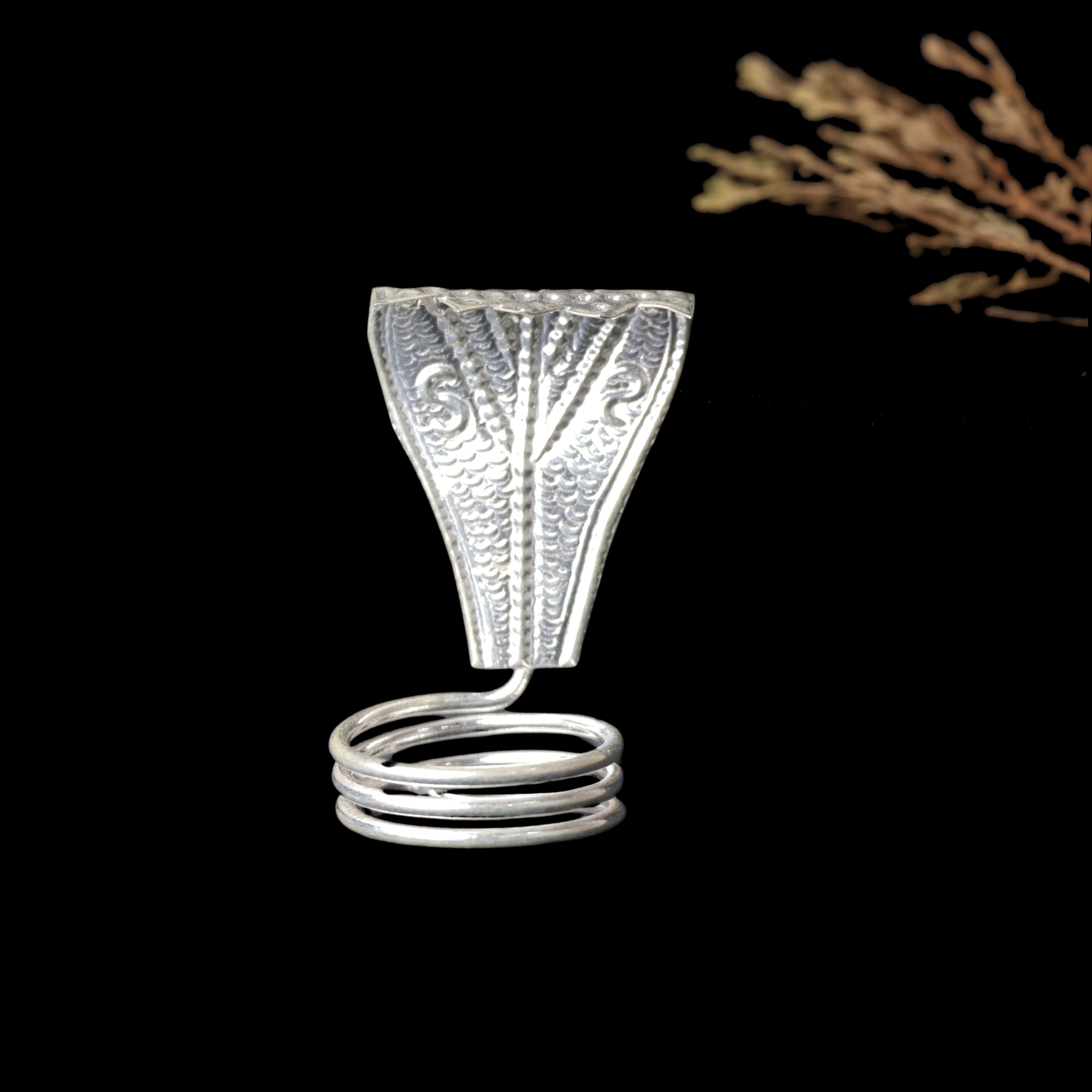 Silver Snake Idol – Traditional Naga Idol for Pooja