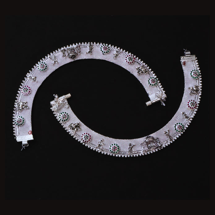 Antique Silver Payal