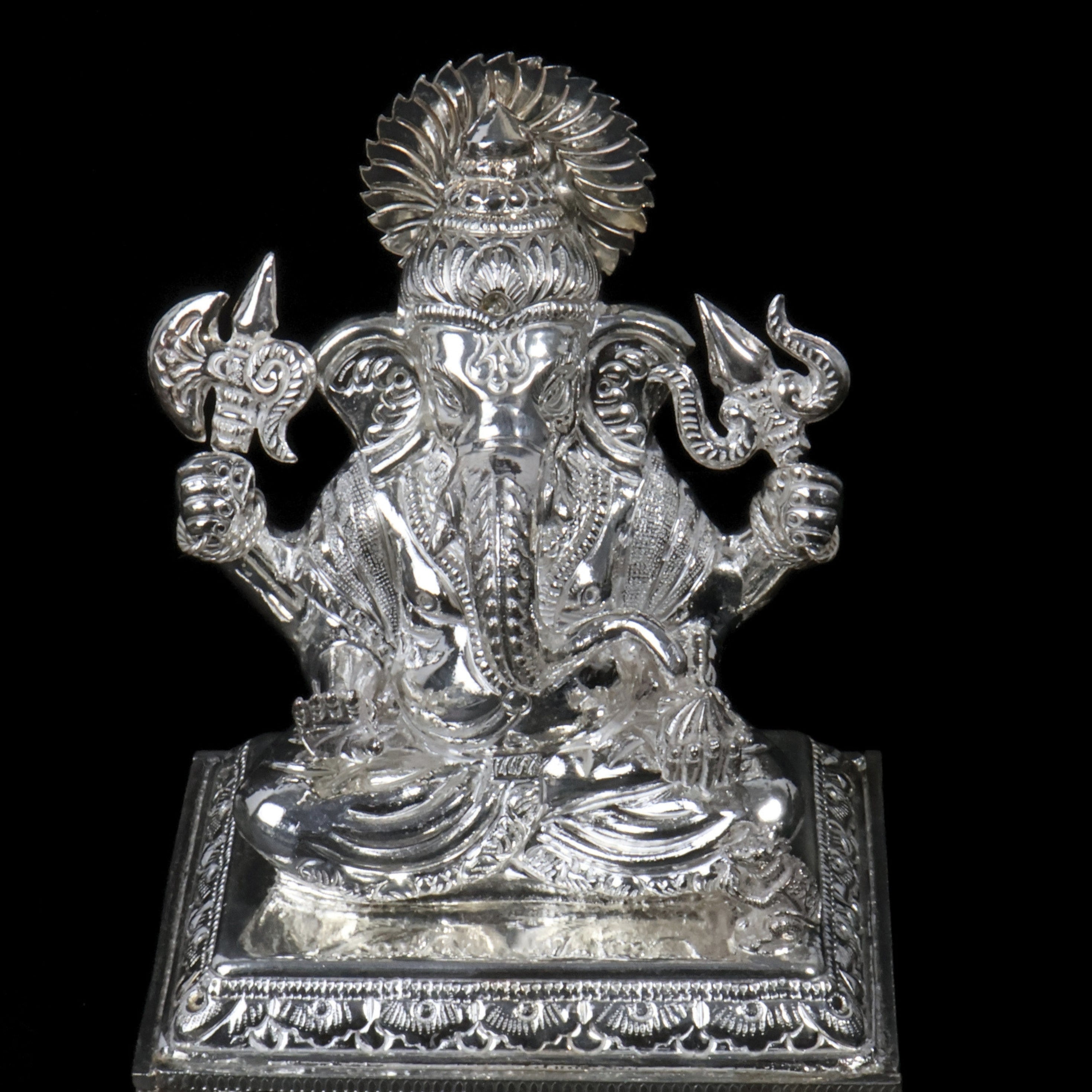 Silver Lord Ganesha Idol