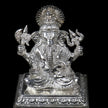 Silver Lord Ganesha Idol