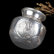 Silver Peacock Chambu – Traditional Silver Kalash for Pooja