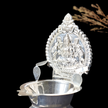 Silver Deepam – Goddess Lakshmi Design