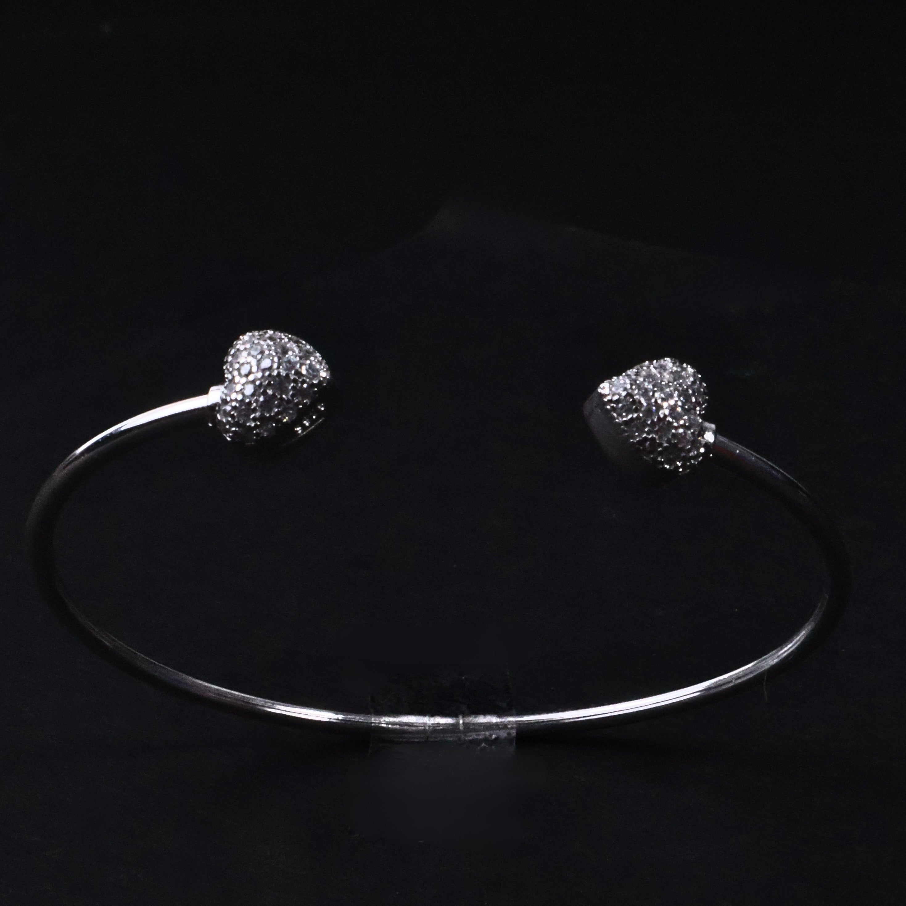 Silver Open Cuff Bracelet