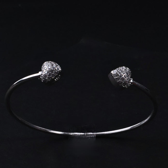 Silver Open Cuff Bracelet