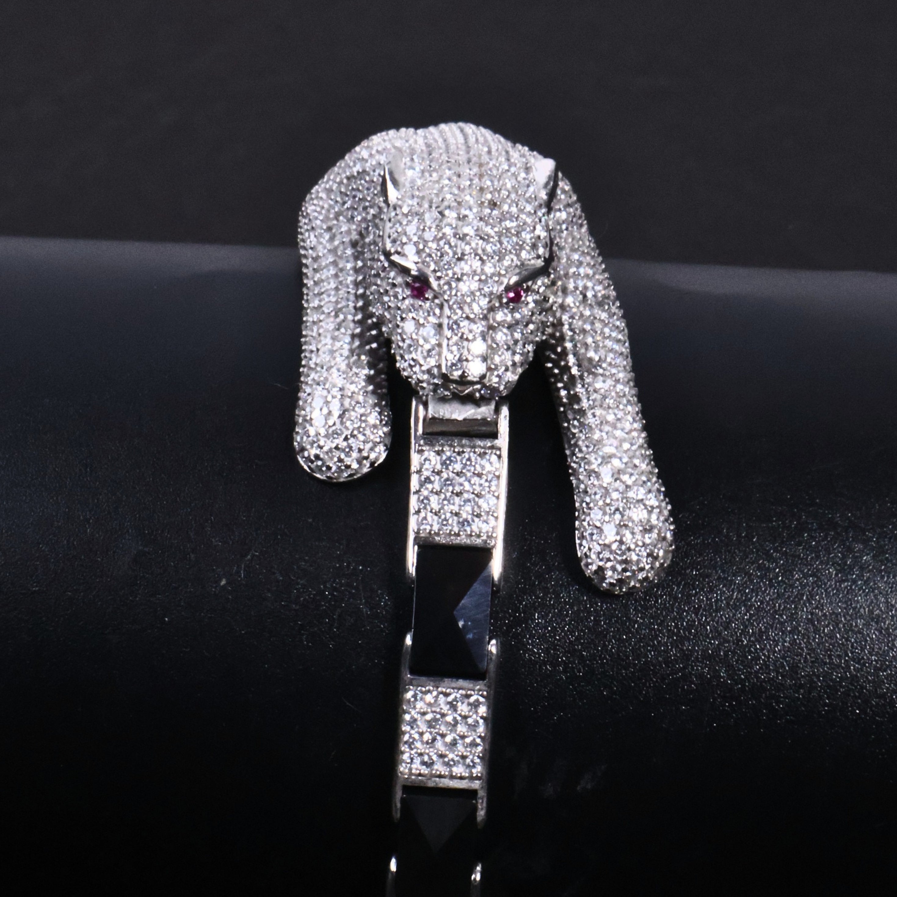Silver Panther Luxury Bracelet