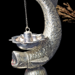 Silver Peacock Deepam – Traditional Design