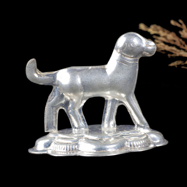 Silver Dog Idol – Symbol of Loyalty & Protection