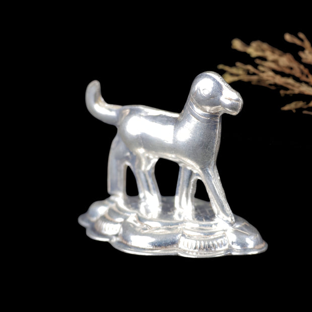 Silver Dog Idol – Symbol of Loyalty & Protection