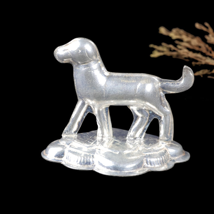 Silver Dog Idol – Symbol of Loyalty & Protection
