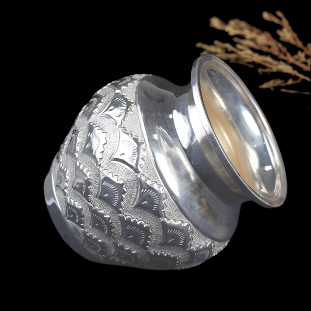 Silver Chambu – Traditional Silver Kalash for Pooja
