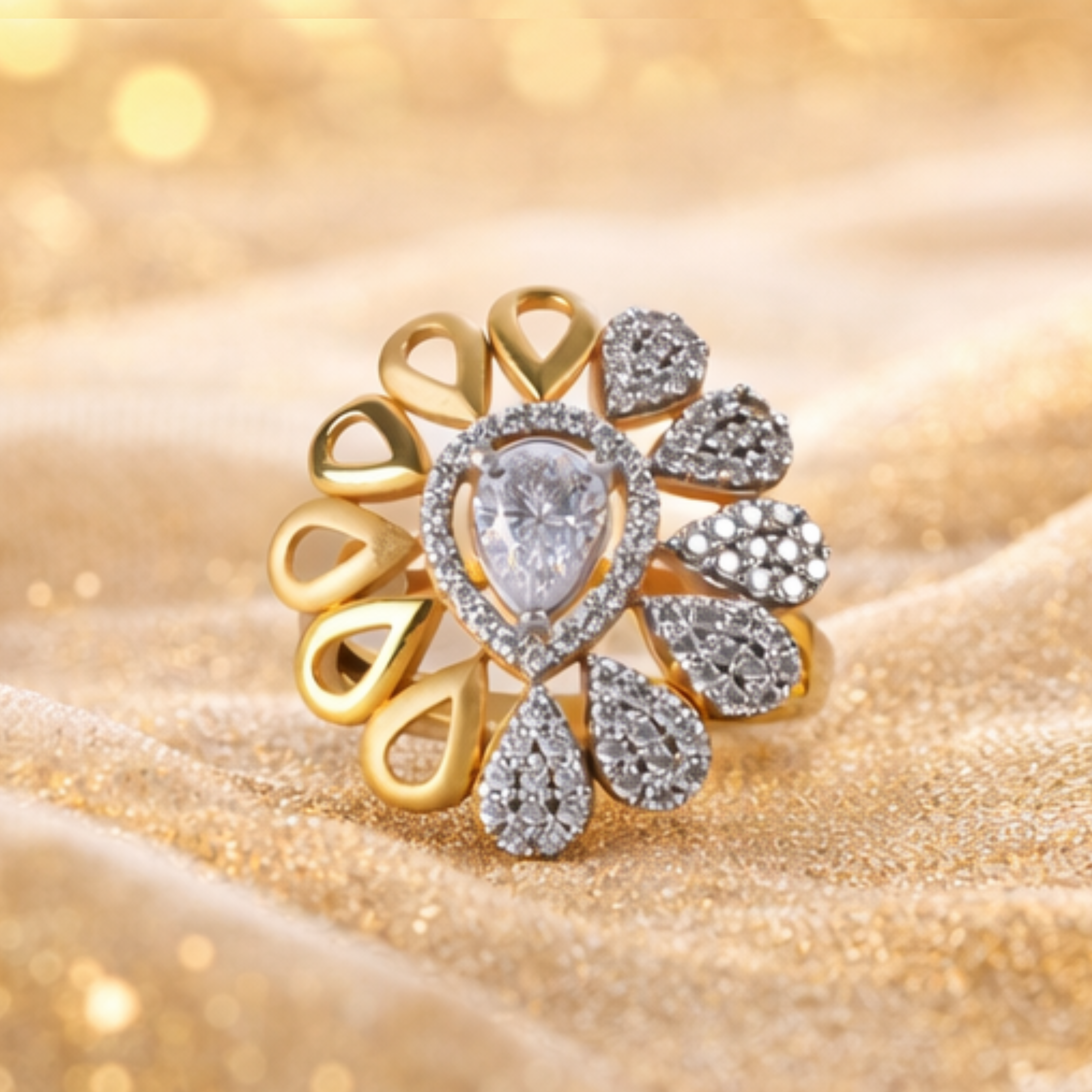 LADIES STONE RING