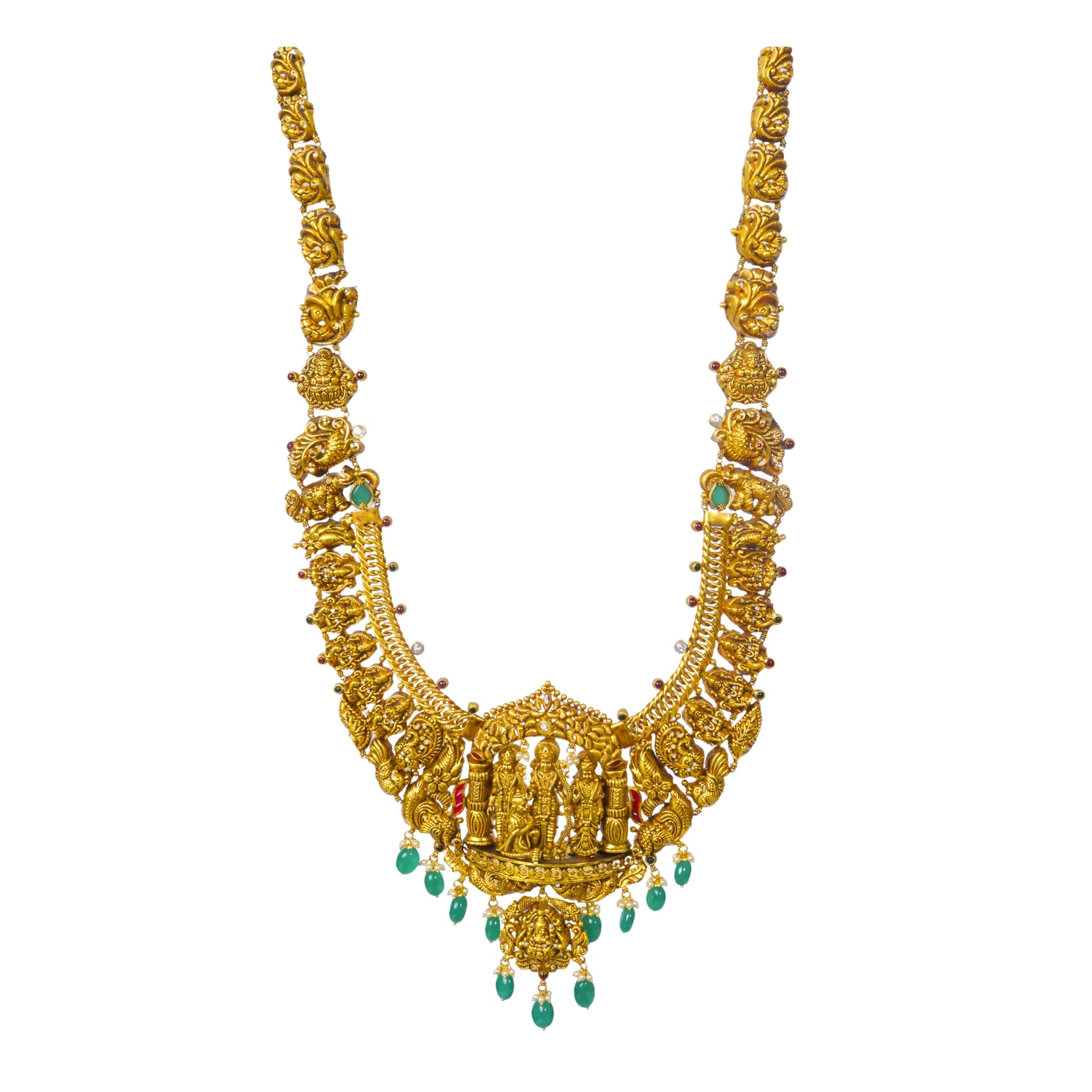 TEMPLE RAM PARIVAR LONG NECKLACE