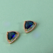 BLUE STONE PEARLS SET