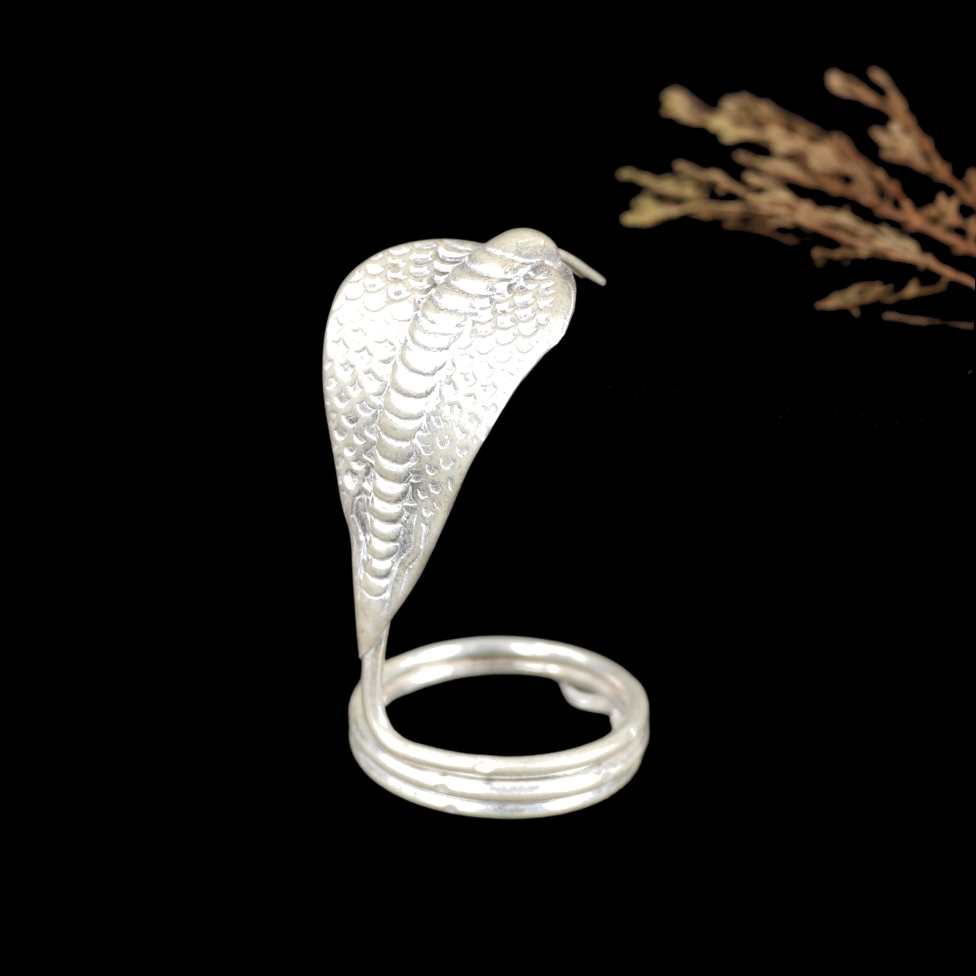 Silver Naga Idol – Sacred Cobra Idol for Pooja
