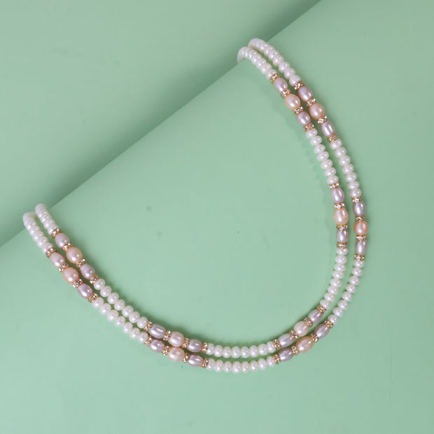 Elegant Double-Strand Pearl Necklace