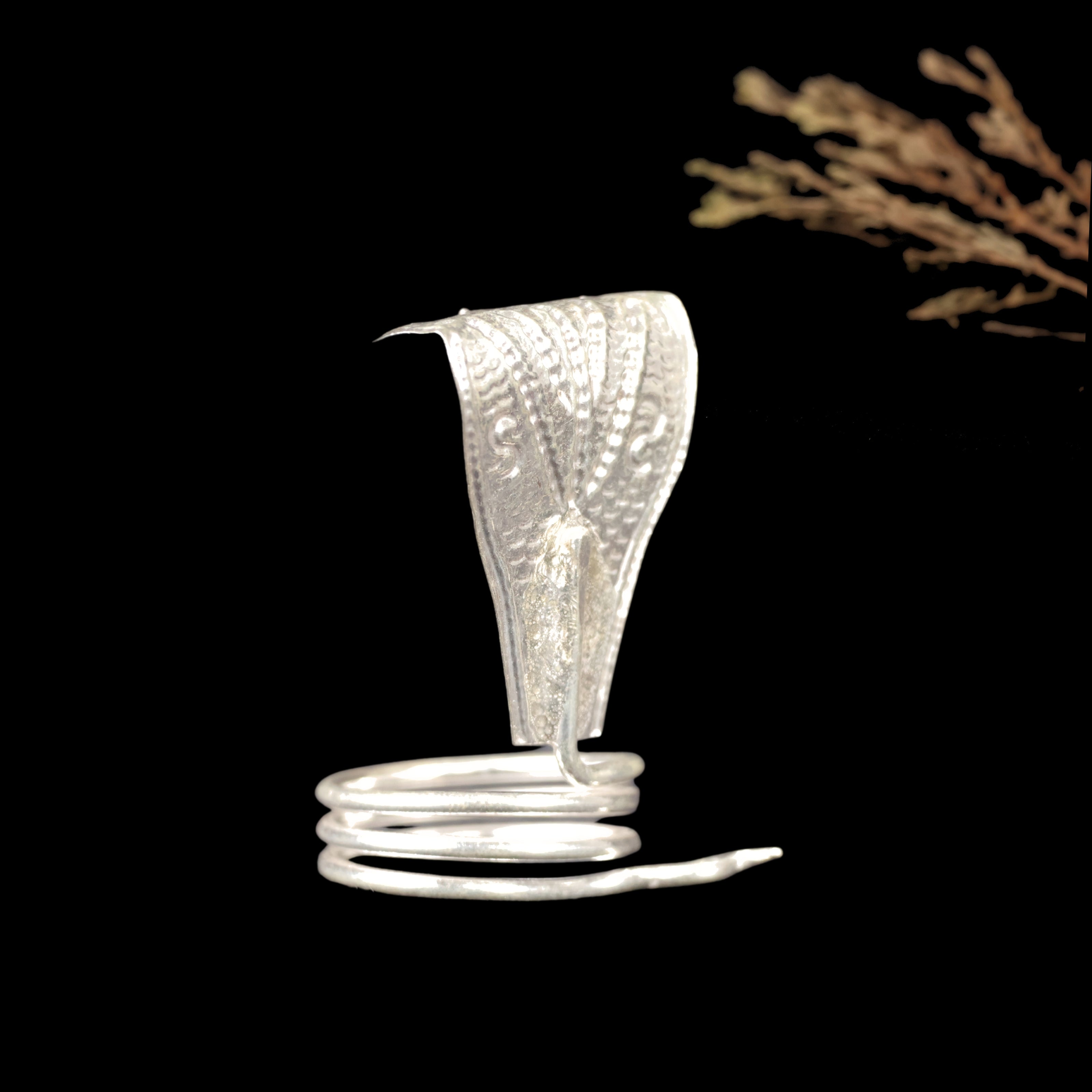 Silver Snake Idol – Traditional Naga Idol for Pooja