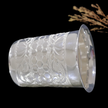 Silver Jali Nakshi Glass – Floral & Honeycomb Design