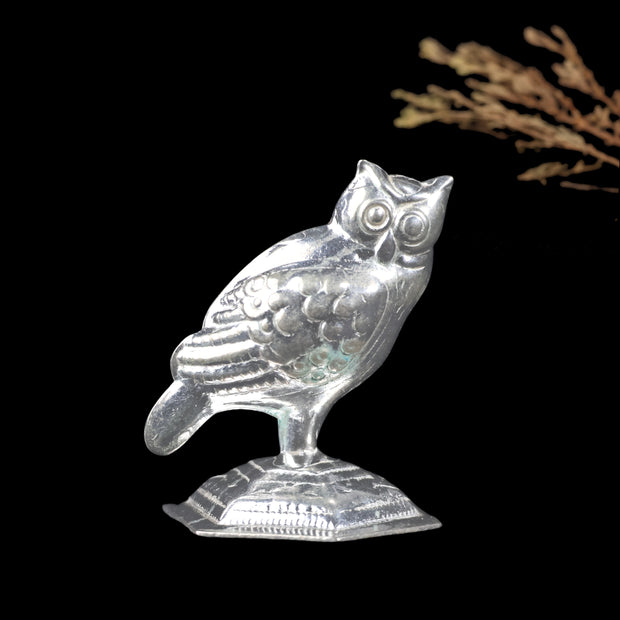 Silver Owl Idol – Symbol of Wisdom & Prosperity