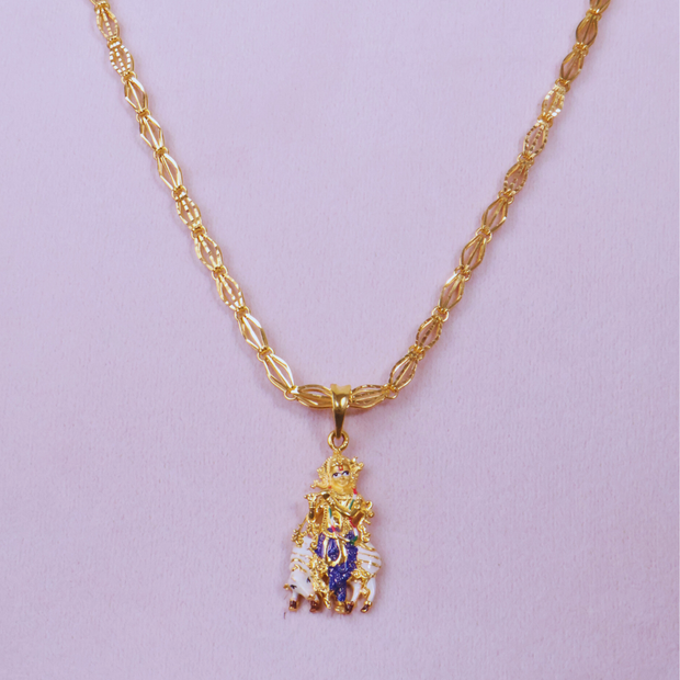 FANCY GOD LOCKET CHAIN
