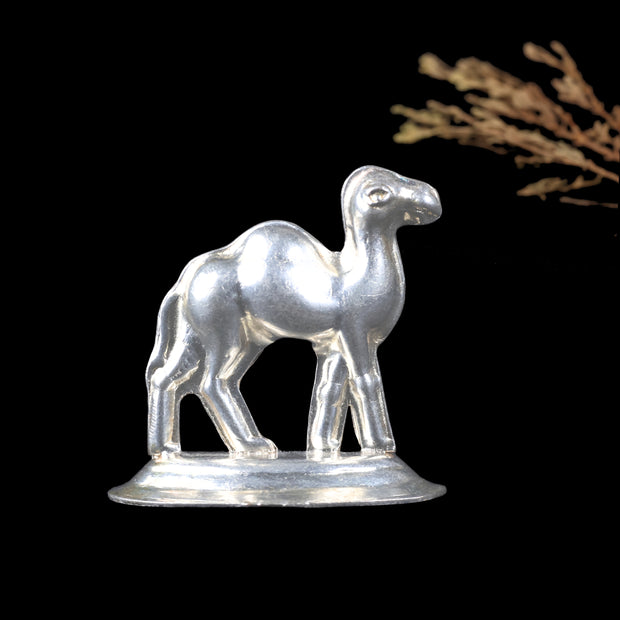 Silver Camel Idol – Symbol of Endurance & Prosperity