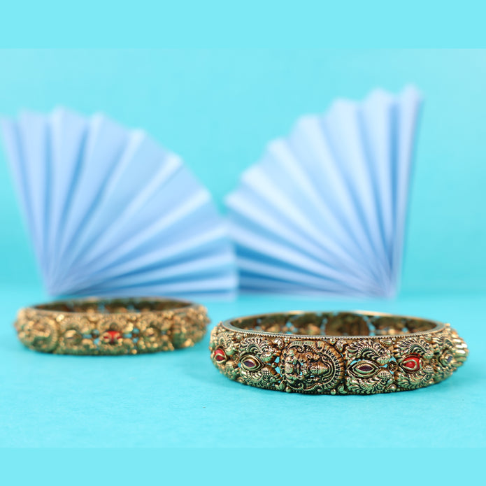 NAKSHI STONE KADA BANGLE