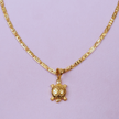 TORTOISE LOCKET CHAIN