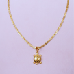 TORTOISE LOCKET CHAIN