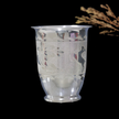 Silver Pushpa Nakshi Glass – Floral Engraved Design
