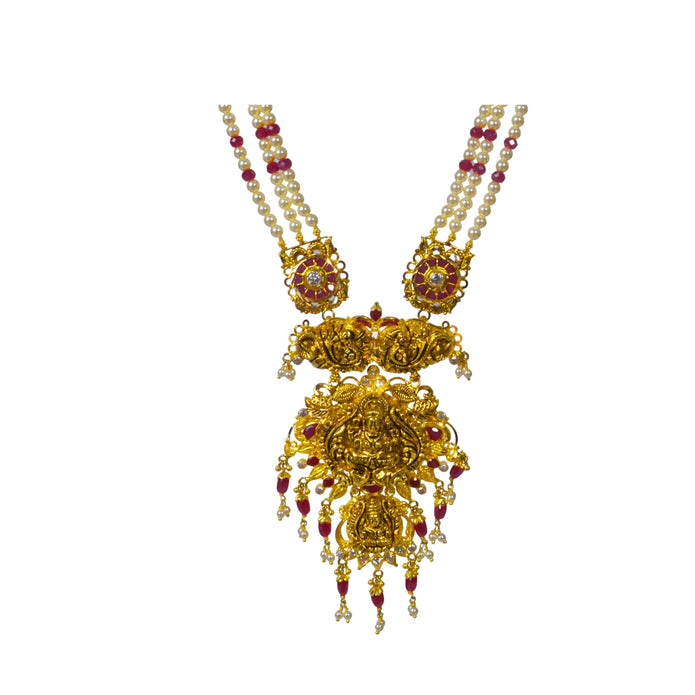 LONG NECKLACE WITH PEARLS
