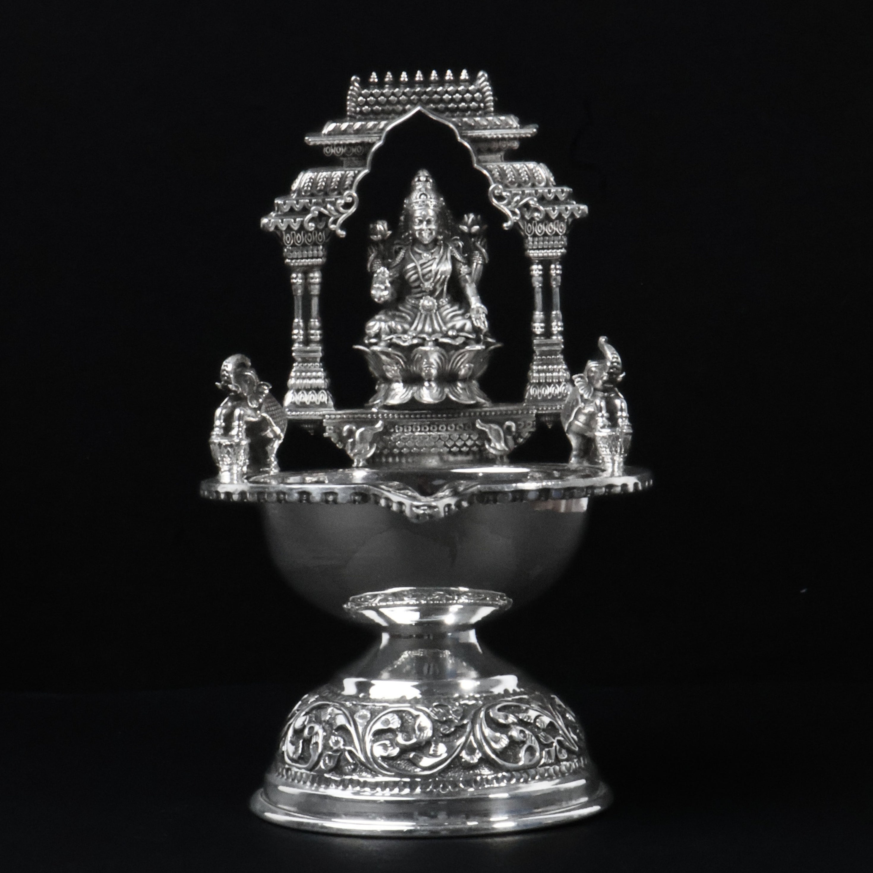 Silver Lakshmi Deepam