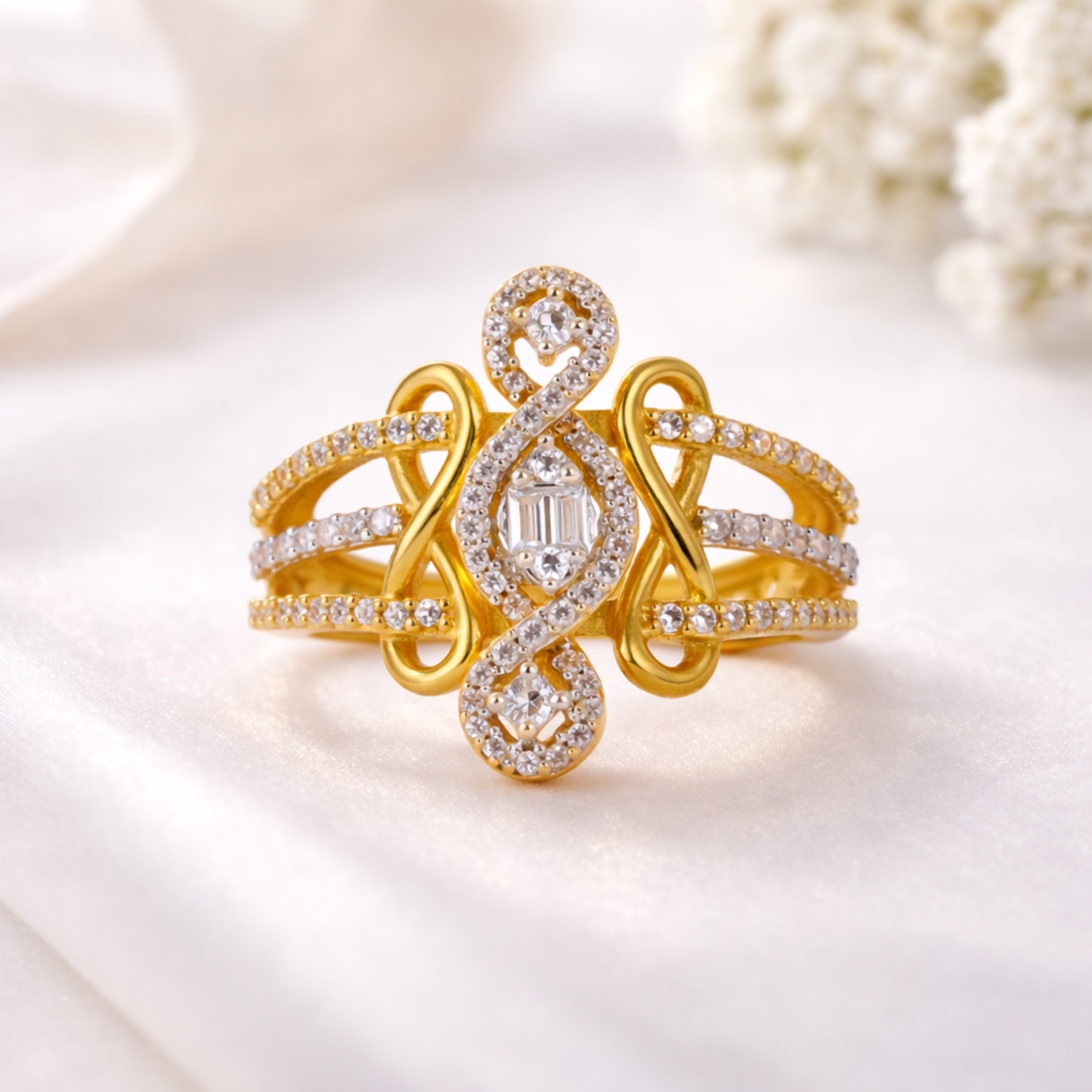 LADIES STONE RING