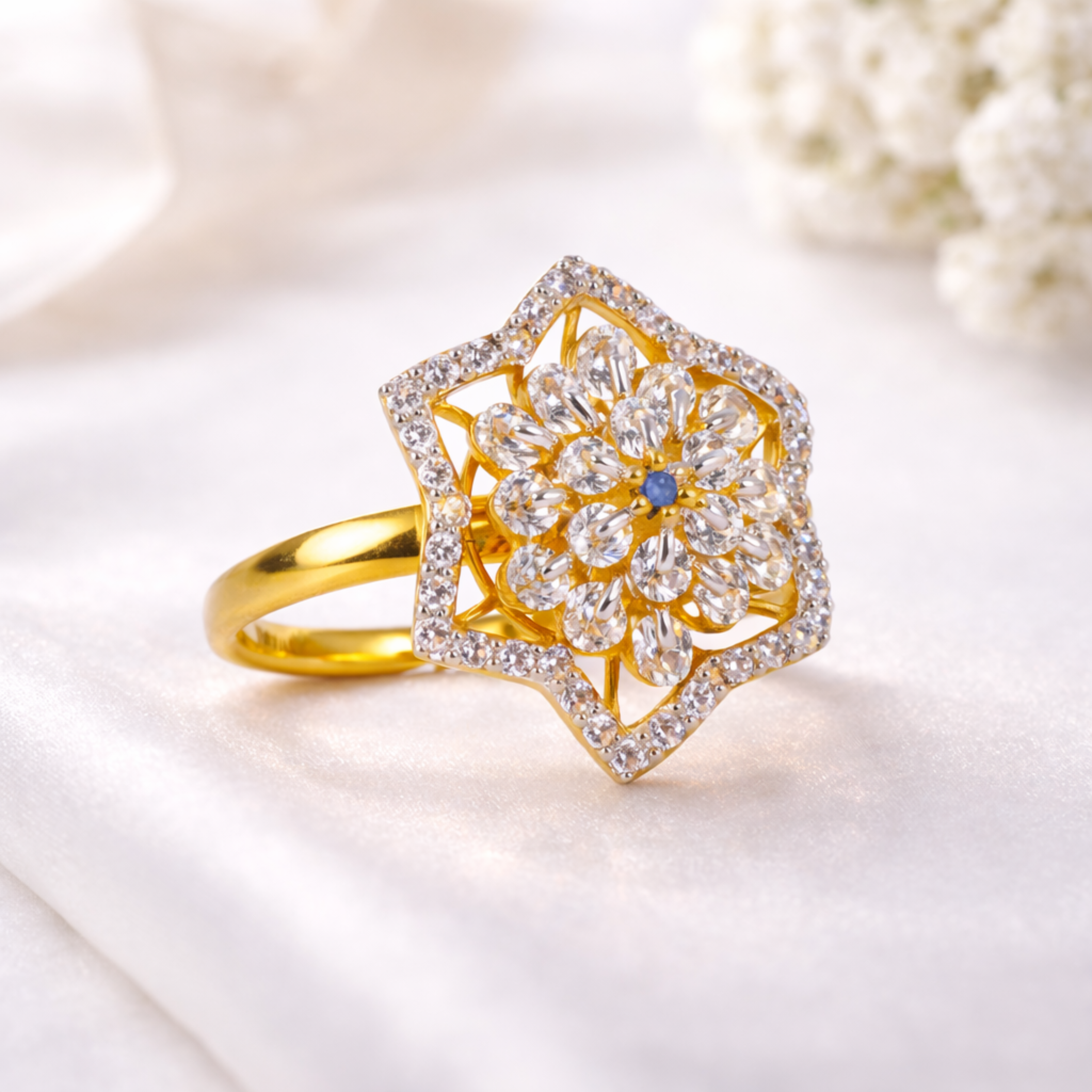 LADIES STONE RING
