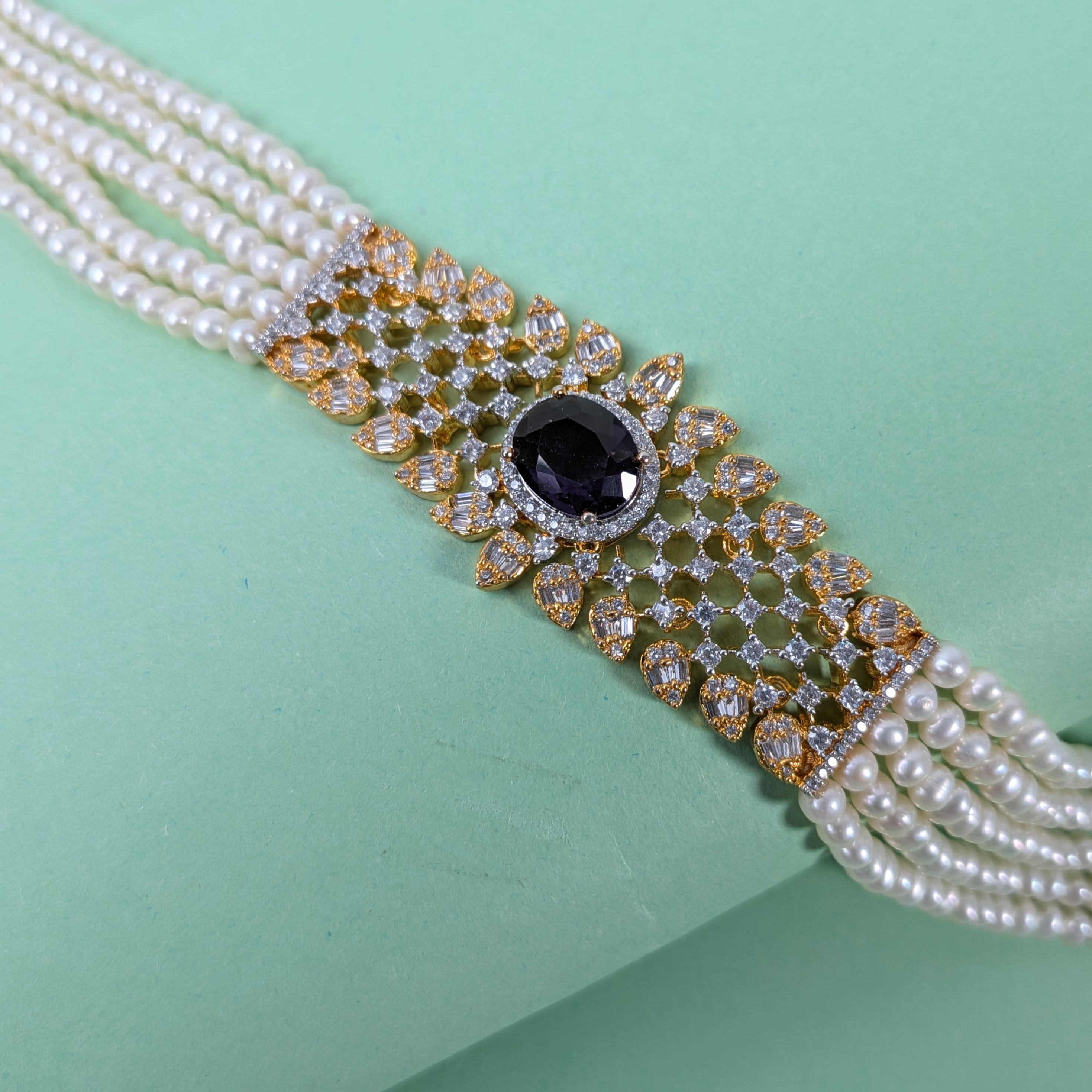 PEARLS CHOKER SET