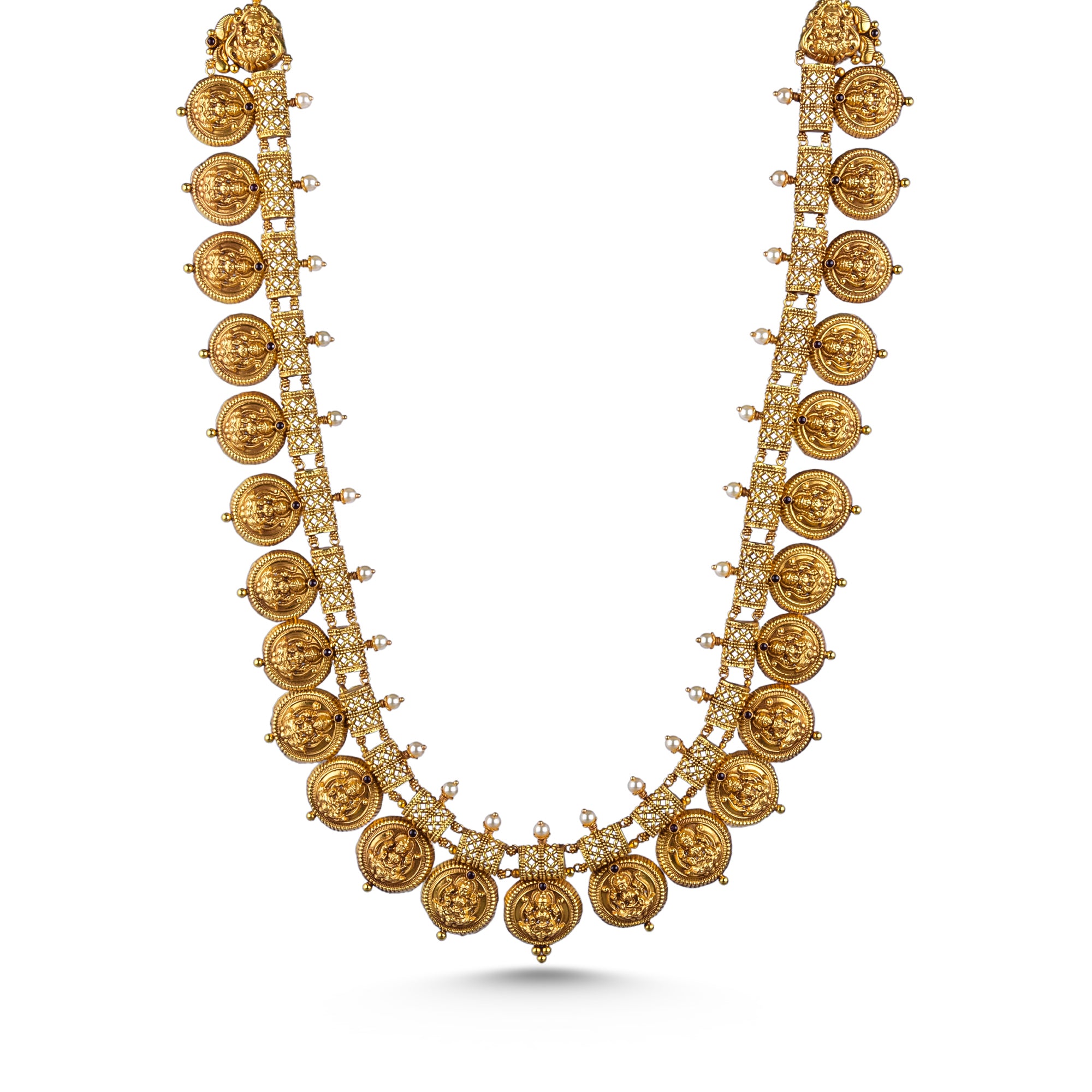 TEMPLE KASU LONG NECKLACE