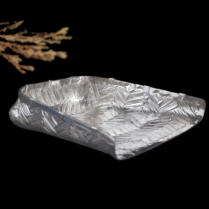 Silver Winnowing Tray (Cheta) – Traditional Silver Grain Tray