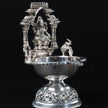 Silver Lakshmi Deepam